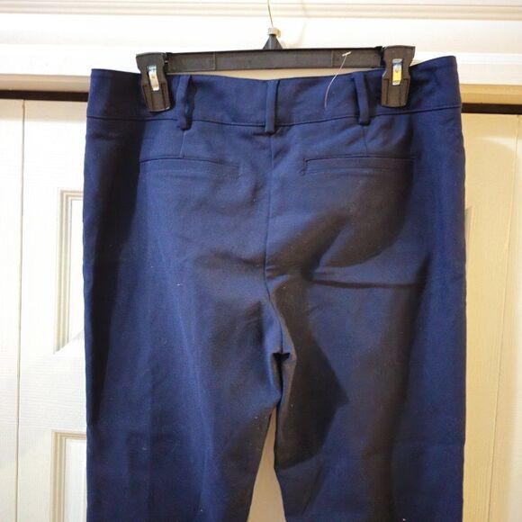 7th Avenue Design Studio Women's Navy Blue Stretch Dress Pants Size 8 - Picture 8 of 15